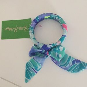 Lilly Pulitzer bracelet fabric bangle bracelet jewelry New with tags